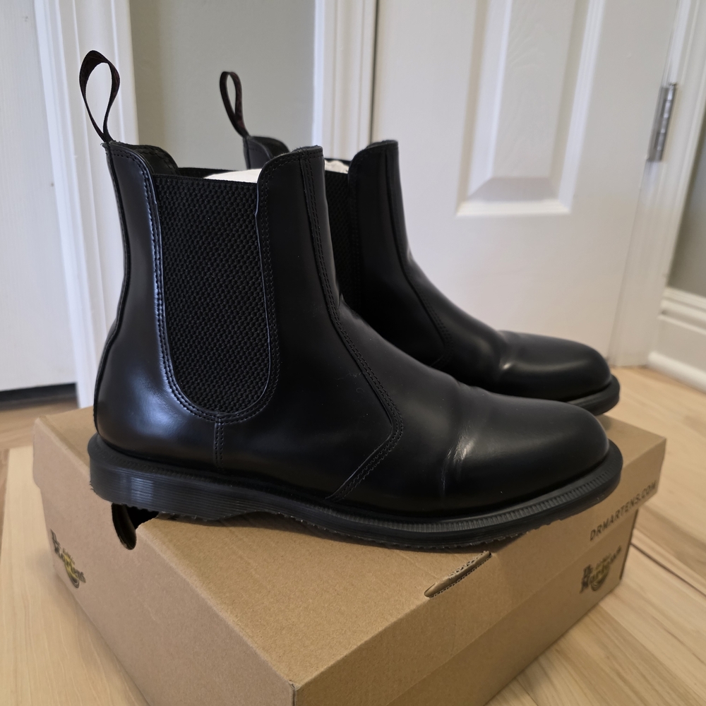 Dr. Martens Black Chelsea Ankle Boots